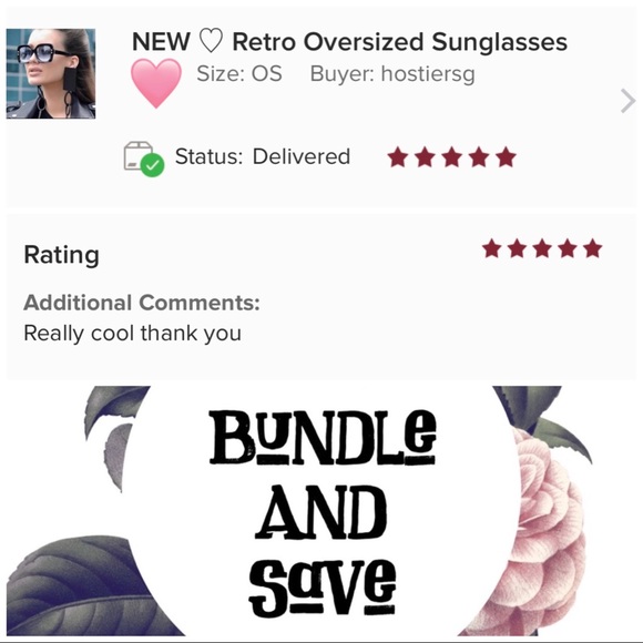 NEW ♡ Retro Oversized Sunglasses - Picture 8 of 8